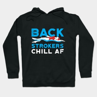 Womens Backstroke Chilled AF Swimmer Hoodie